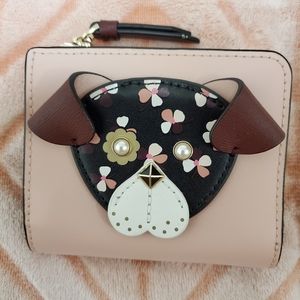 Cute Kate Spade Pale Pink Dog Wallet
